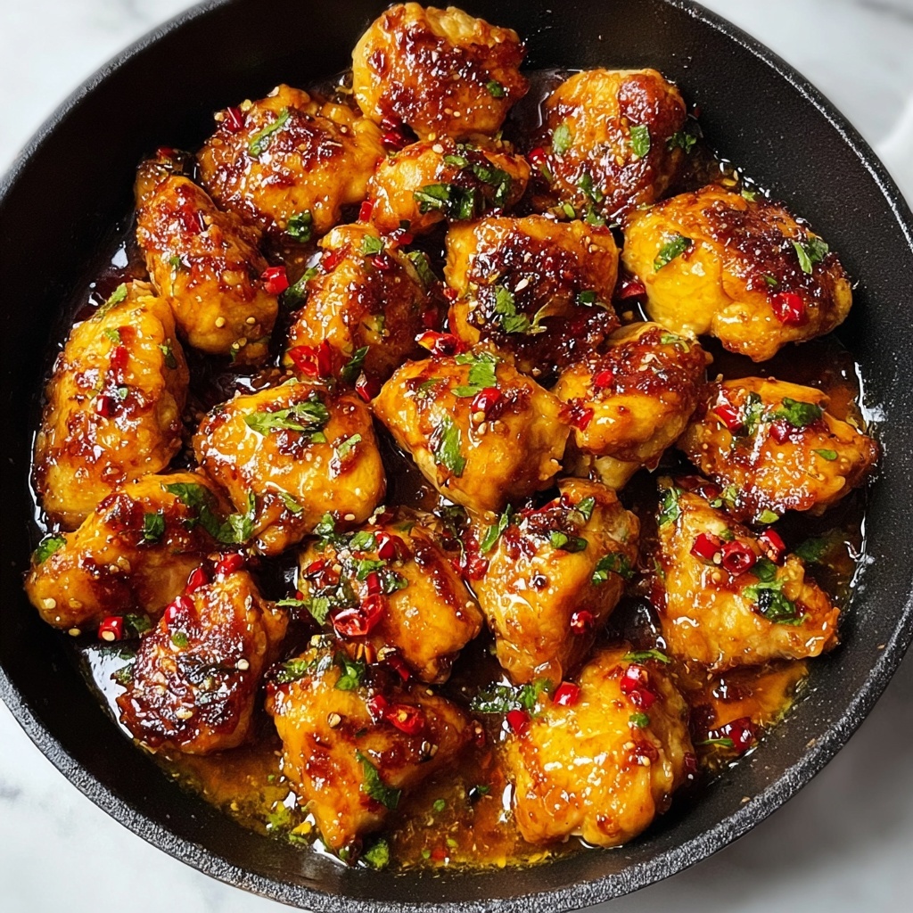 Honey Garlic Chicken Bites Recipe