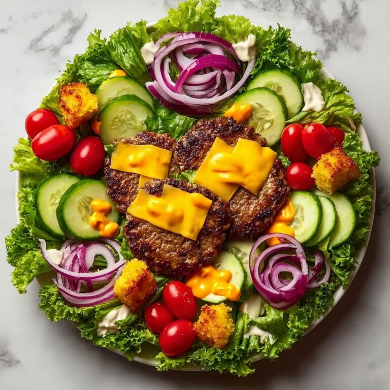 Savory Cheeseburger Salad with Roasted Potatoes Recipe