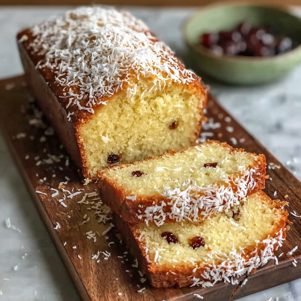 Irresistible Coconut Sweet Bread - A Slice of Paradise Recipe - Recipe Image