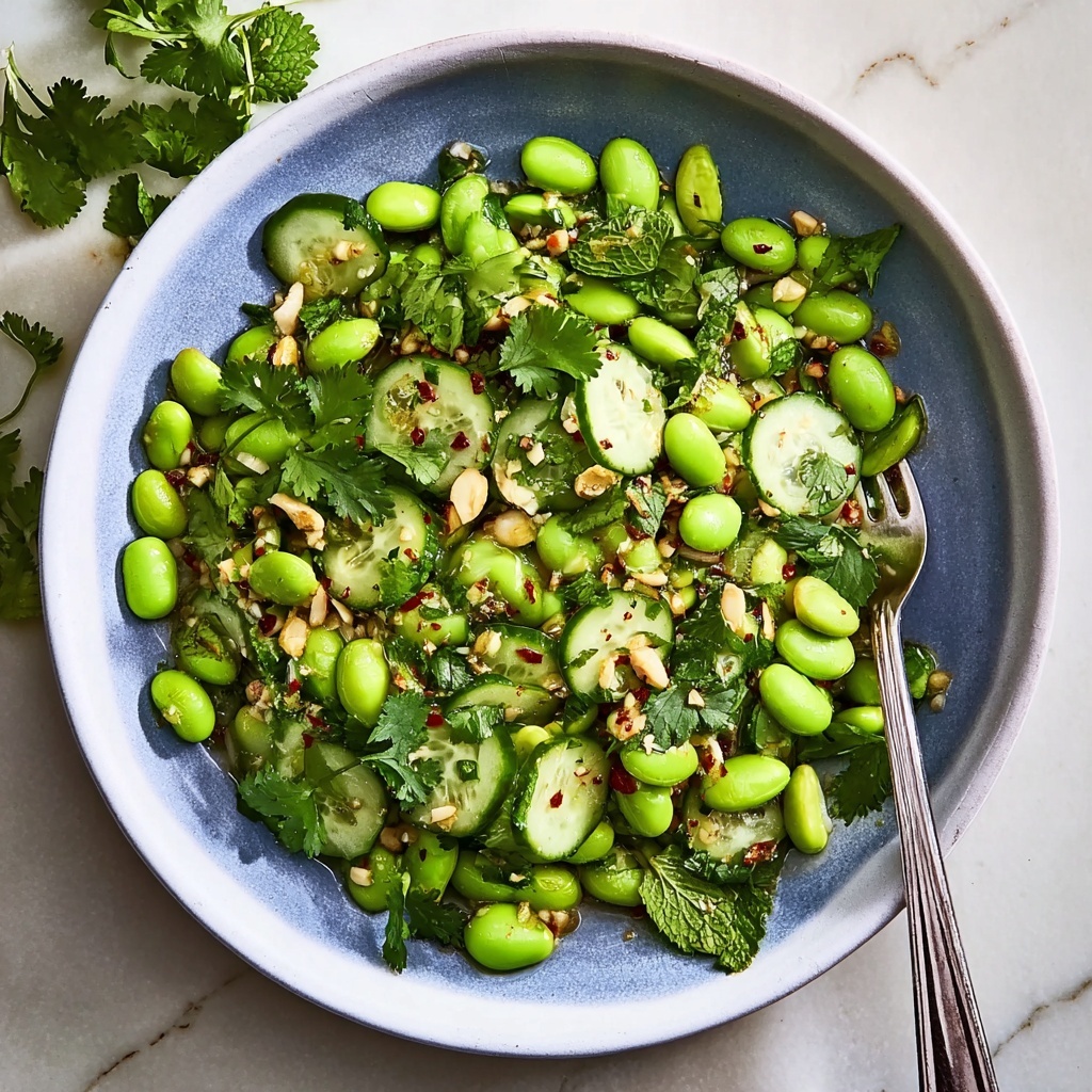 Spicy Cucumber Edamame Salad That Packs a Protein Punch Recipe - Recipe Image