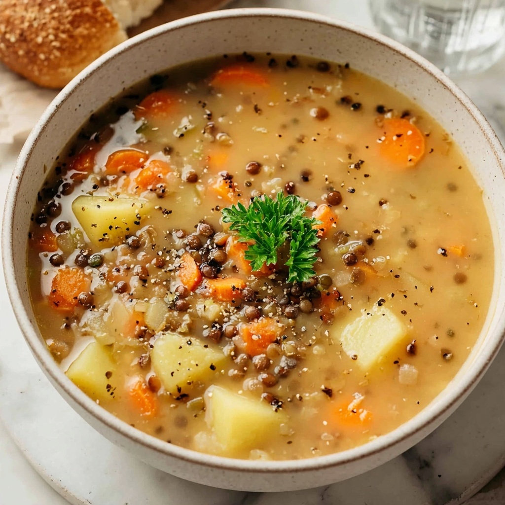 Vegetarian Lentil Soup Recipe - Recipe Image