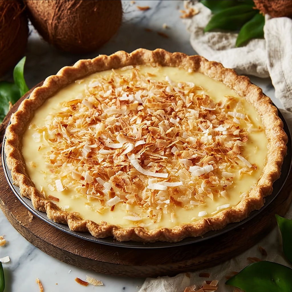 Classic Coconut Pie Recipe - Recipe Image
