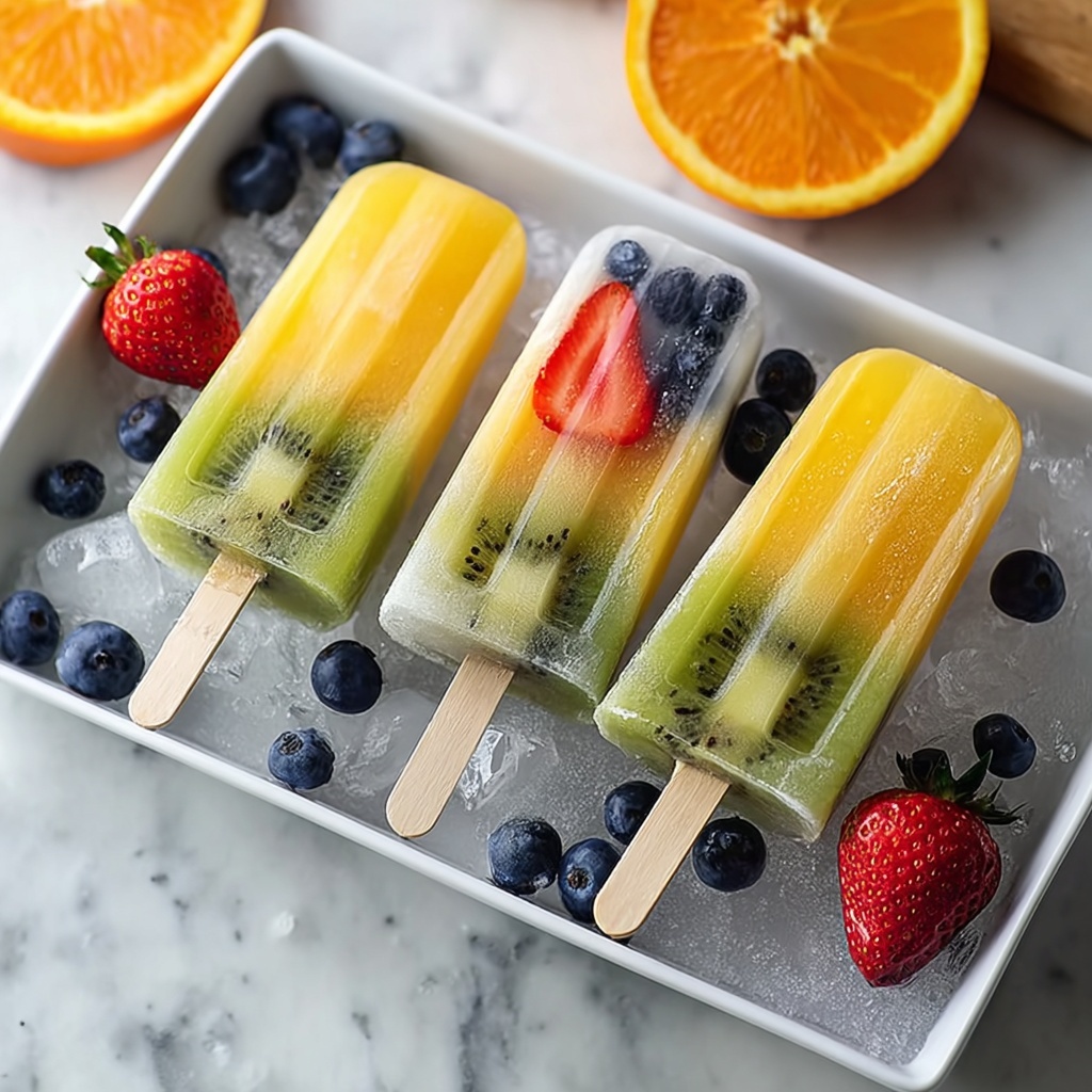 Mango Lassi Popsicles Recipe - Recipe Image