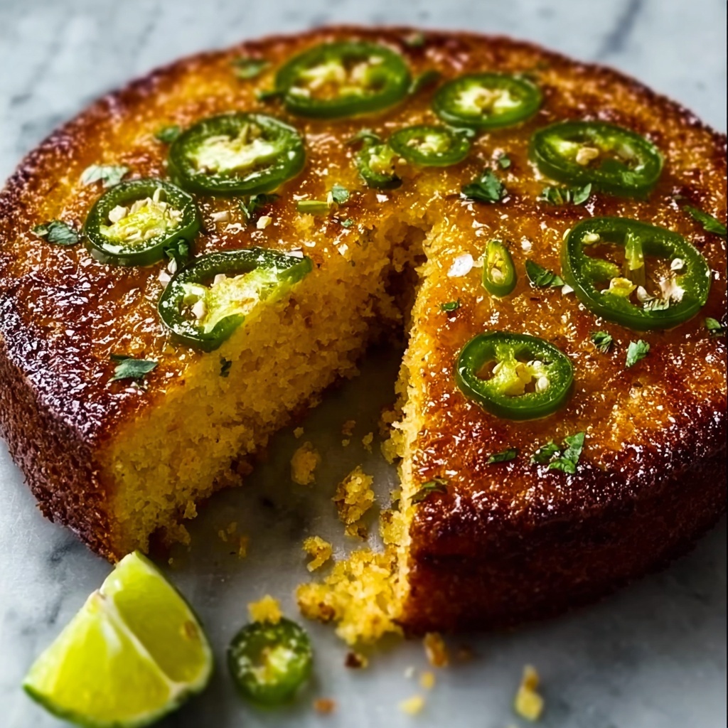 Spicy Sweet Jalapeño Cornbread with a Zesty Lime Twist Recipe - Recipe Image