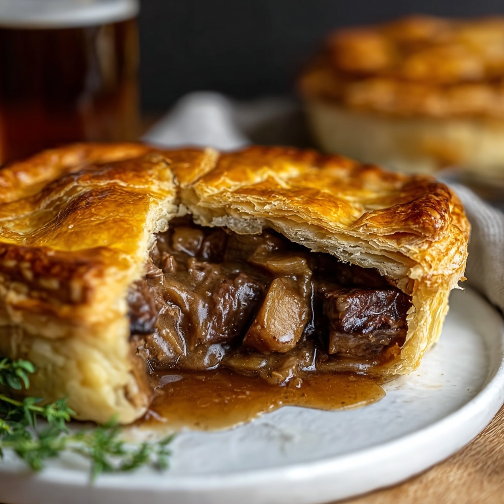 Homemade Steak and Guinness Pie Recipe - Recipe Image