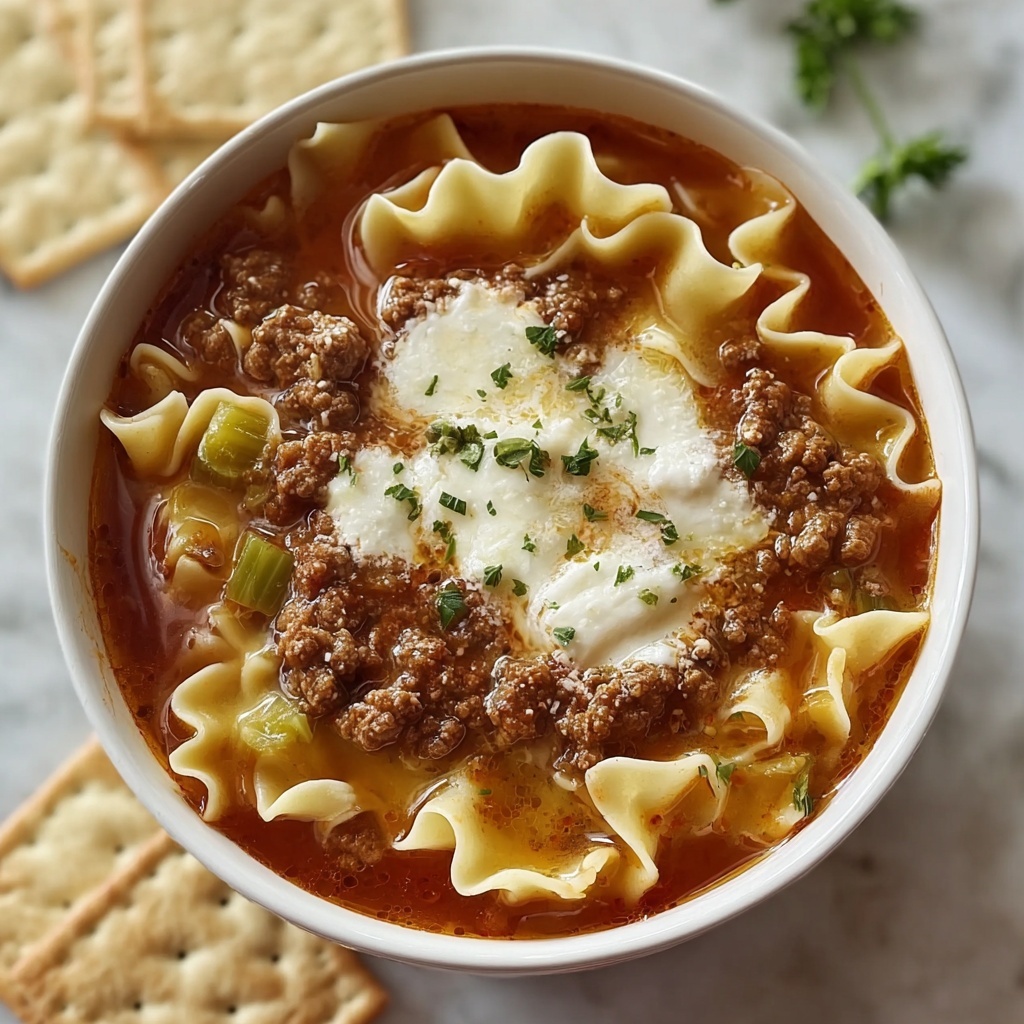 Crock Pot Lasagna Soup Recipe - Recipe Image