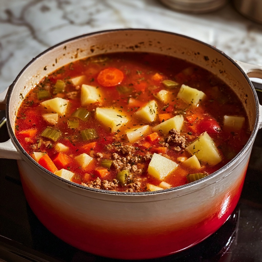 Vegetable Beef Soup Recipe - Recipe Image