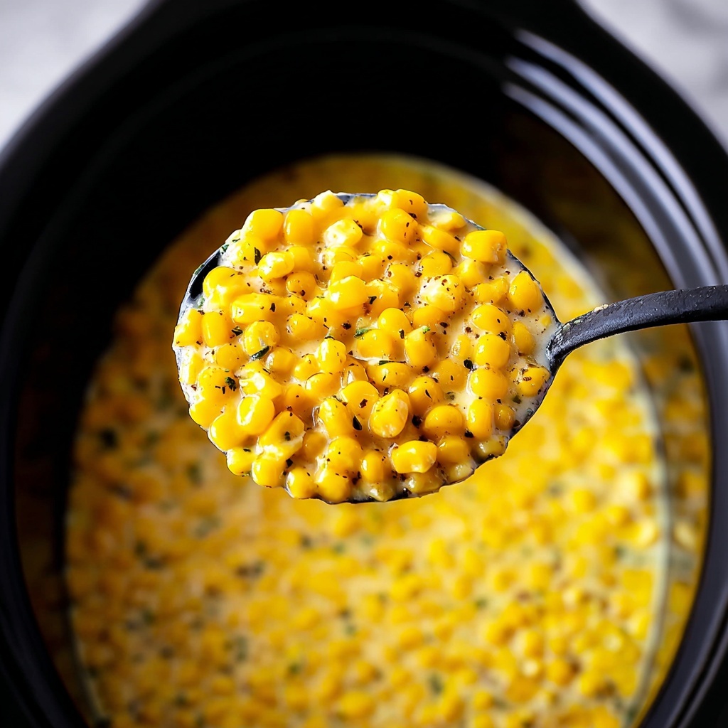 Slow Cooker Creamed Corn Recipe - Recipe Image