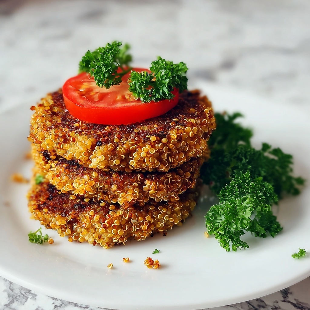 Quinoa Lentil Burgers: 5 Steps to Flavorful Perfection Recipe - Recipe Image