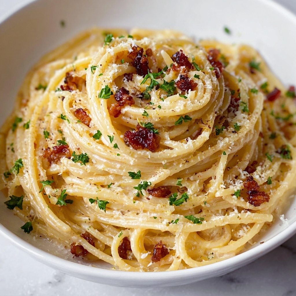 Miso Carbonara: A Creamy Twist on Classic Comfort Food Recipe - Recipe Image