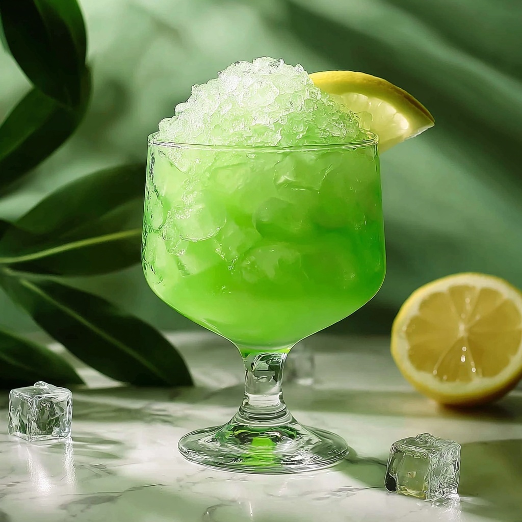 Green Gator Cocktail – A Refreshing Tropical Delight Recipe - Recipe Image