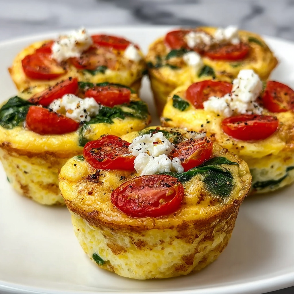 Spinach and Feta Egg Muffins Recipe - Recipe Image