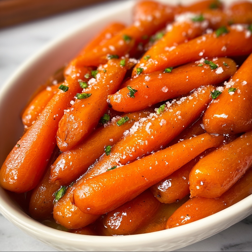 Slow Cooker Maple & Brown Sugar Glazed Carrots Recipe - Recipe Image