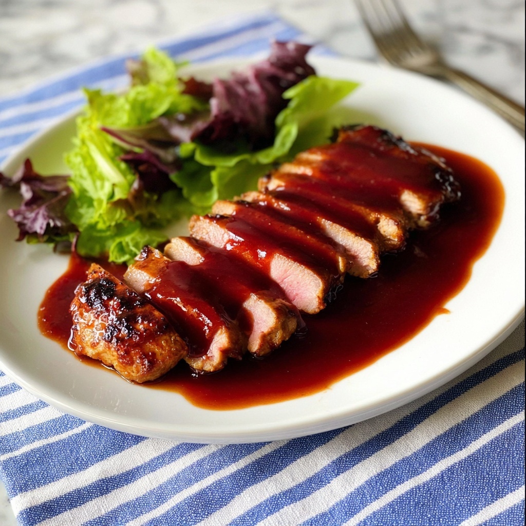 Raspberry Chipotle Glazed Chicken Recipe - Recipe Image