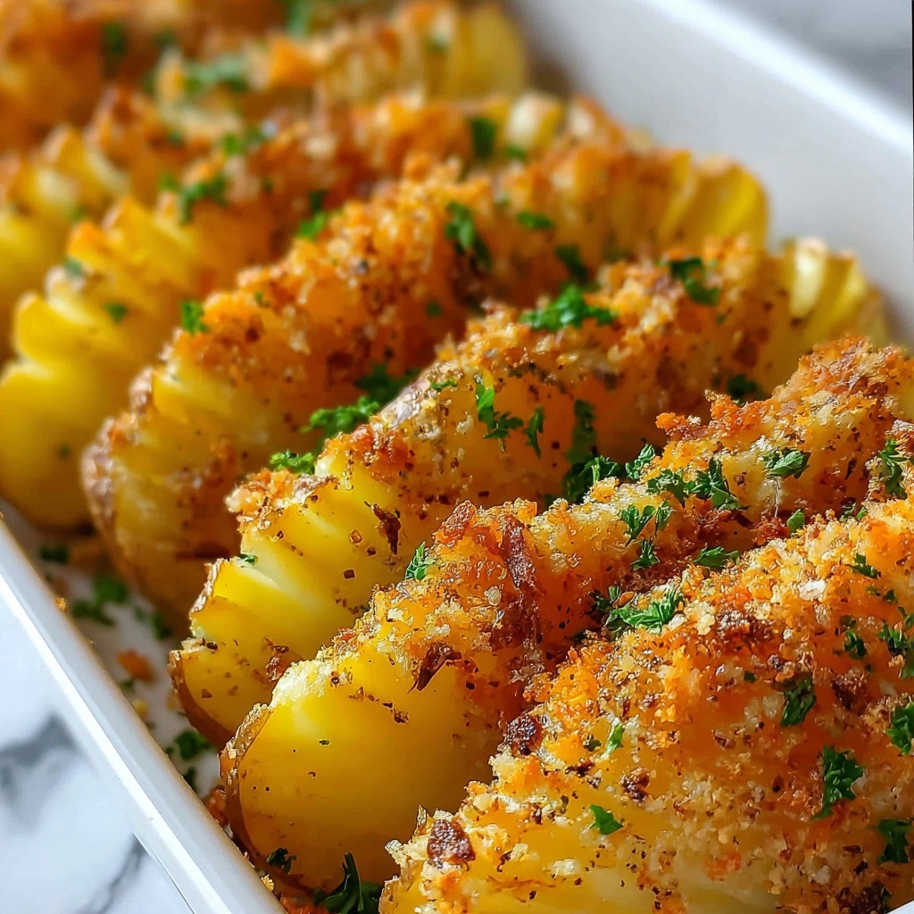 Baked Garlic Parmesan Potato Wedges Recipe - Recipe Image