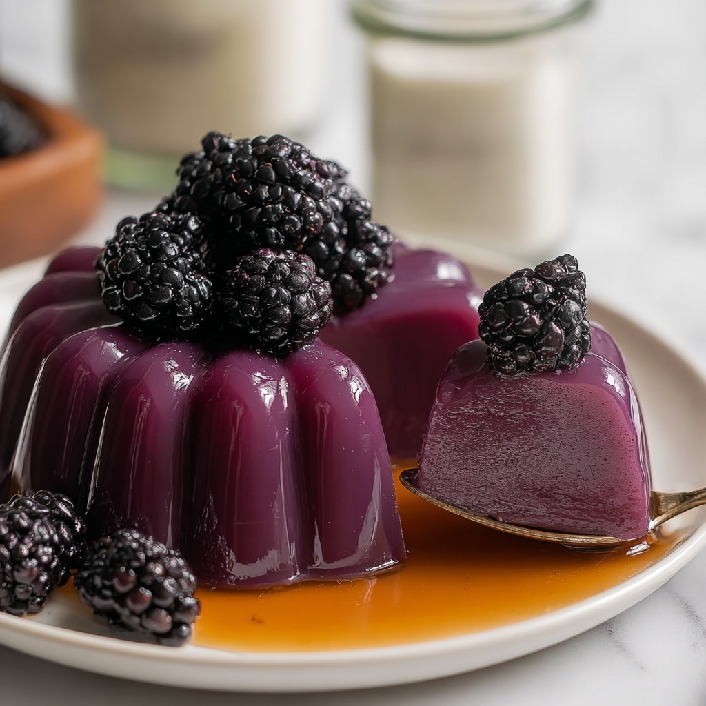 Vegan Ube Flan Recipe - Recipe Image