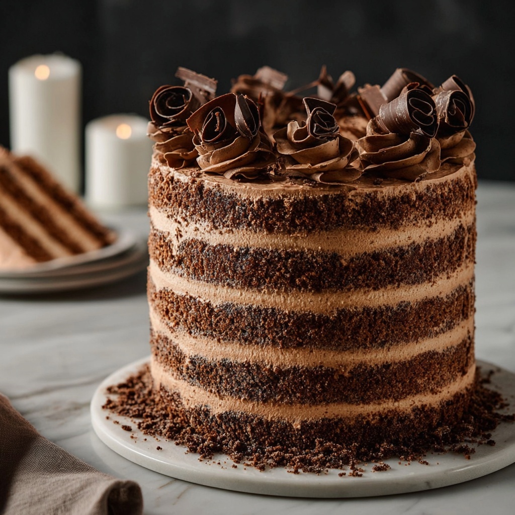 Vegan Devil's Food Cake Recipe - Recipe Image