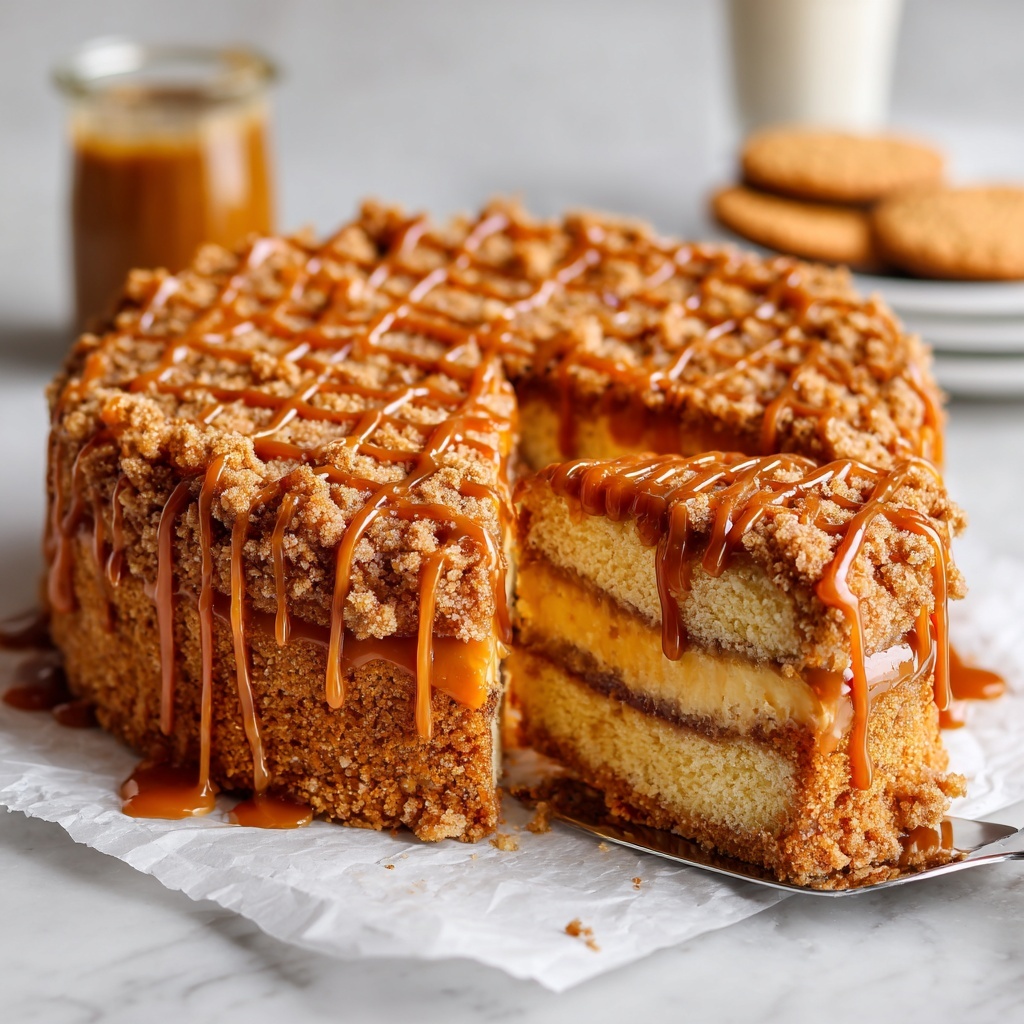 Vegan Biscoff Coffee Cake Recipe - Recipe Image