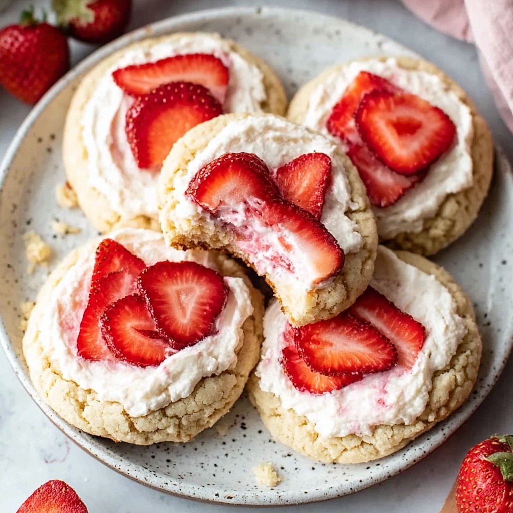 Strawberry Cheesecake Cookies Recipe - Recipe Image