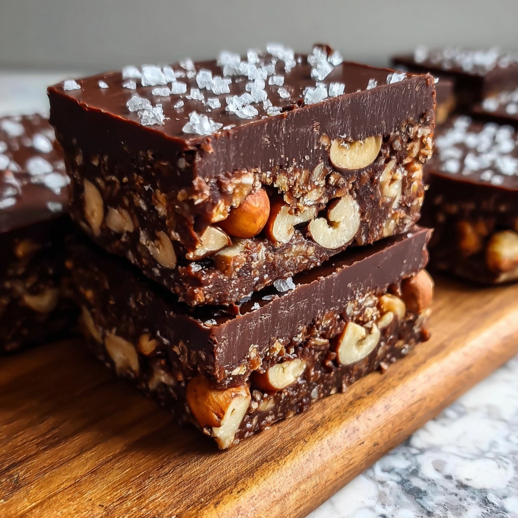 Christmas Hazelnut Chocolate Squares Recipe - Recipe Image