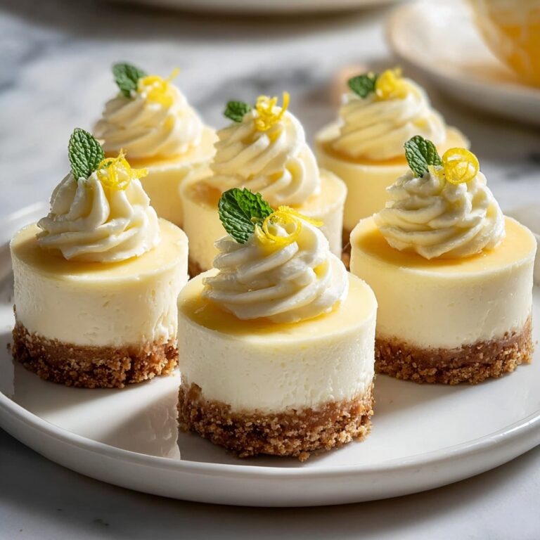 Mini Lemon Cheesecakes Recipe