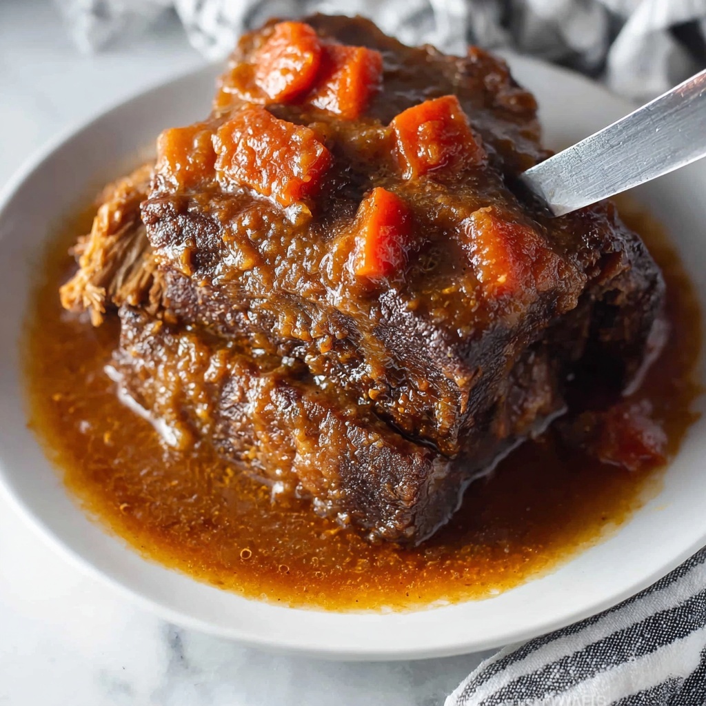 Cajun Pot Roast with Tomato Gravy Recipe - Recipe Image