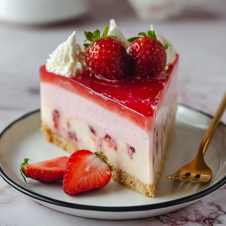 Strawberry Japanese Cheesecake Recipe