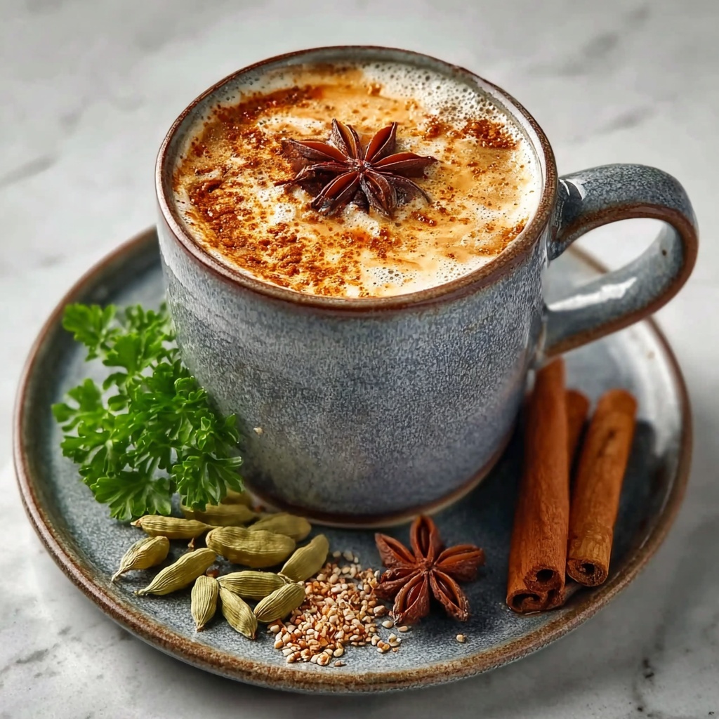 Indian Masala Chai Ghost Latte Recipe - Recipe Image