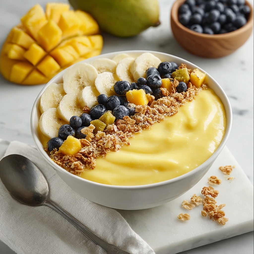 Mango Banana Smoothie Bowl Recipe - Recipe Image