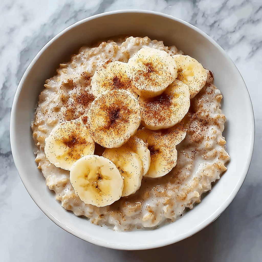 No Sugar Added Breakfast Banana Oatmeal Recipe - Recipe Image