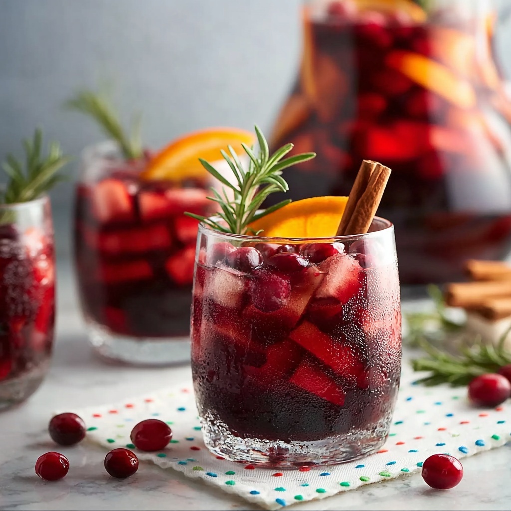 Festive Red Wine Sangria Recipe - Recipe Image