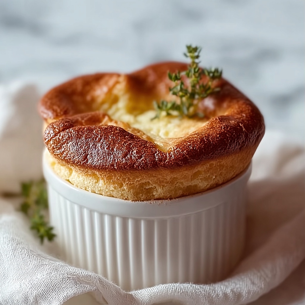 Elevate Your Dinner with a Fluffy Goat Cheese Souffle Recipe - Recipe Image