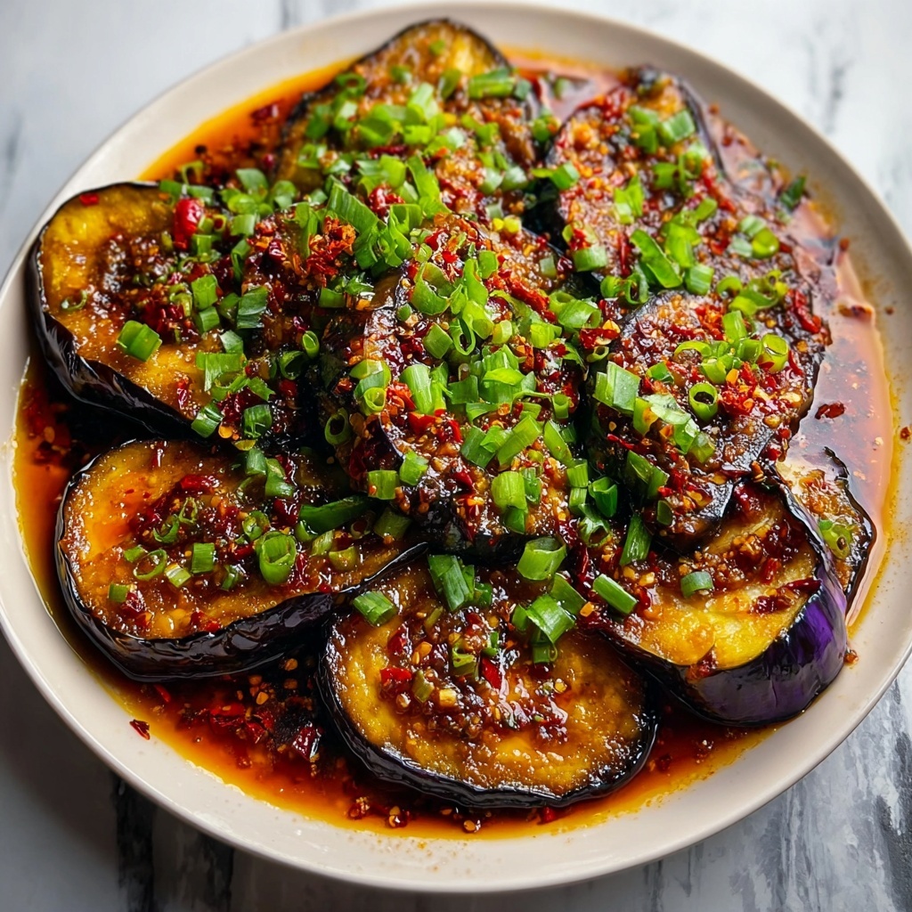 Chinese Barbecue Eggplant: Grilled Asian-Style Eggplant with Soy and Sesame Recipe - Recipe Image