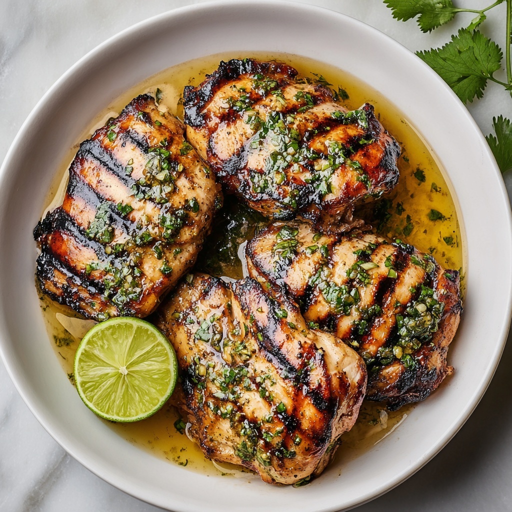 Charred Cilantro Lime Chicken Thighs Recipe - Recipe Image