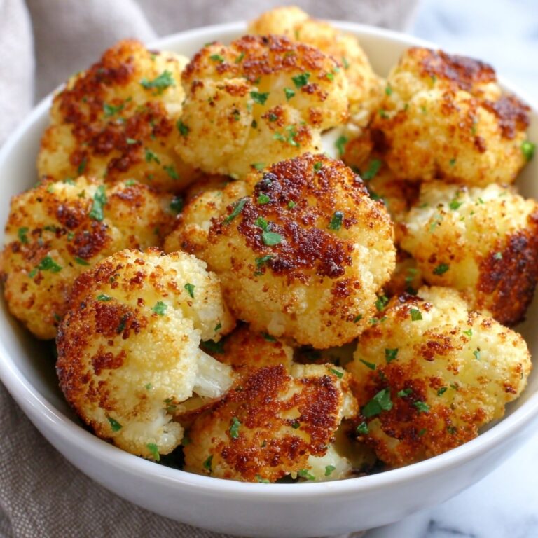 Parmesan Cauliflower Bites: Deliciously Healthy Snack Recipe