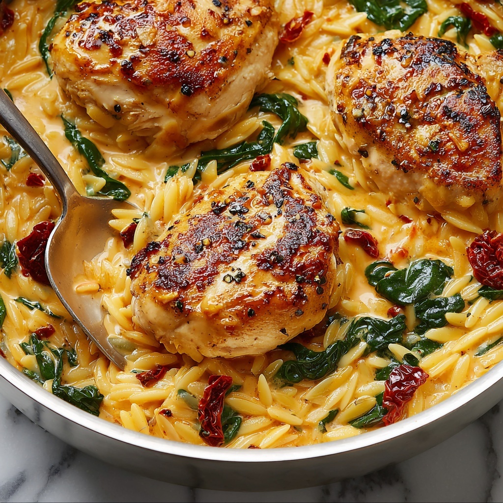 Marry Me Chicken Orzo {One Pot} Recipe - Recipe Image