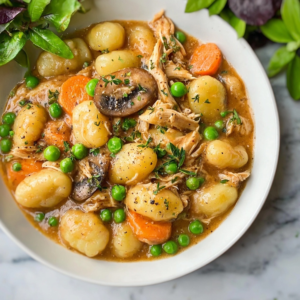 Creamy Chicken and Gnocchi Pot Pie Recipe - Recipe Image