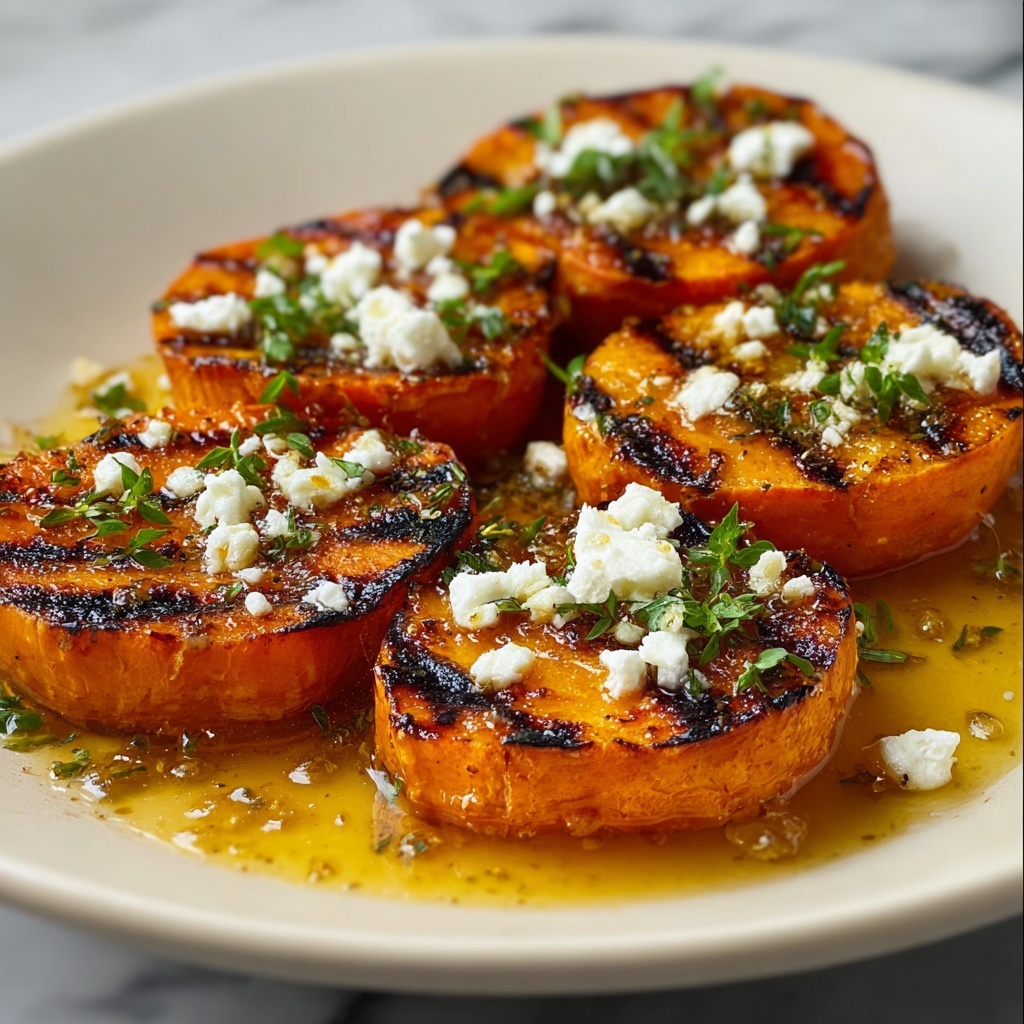 Roasted Sweet Potato Rounds with Honey & Feta Recipe - Recipe Image