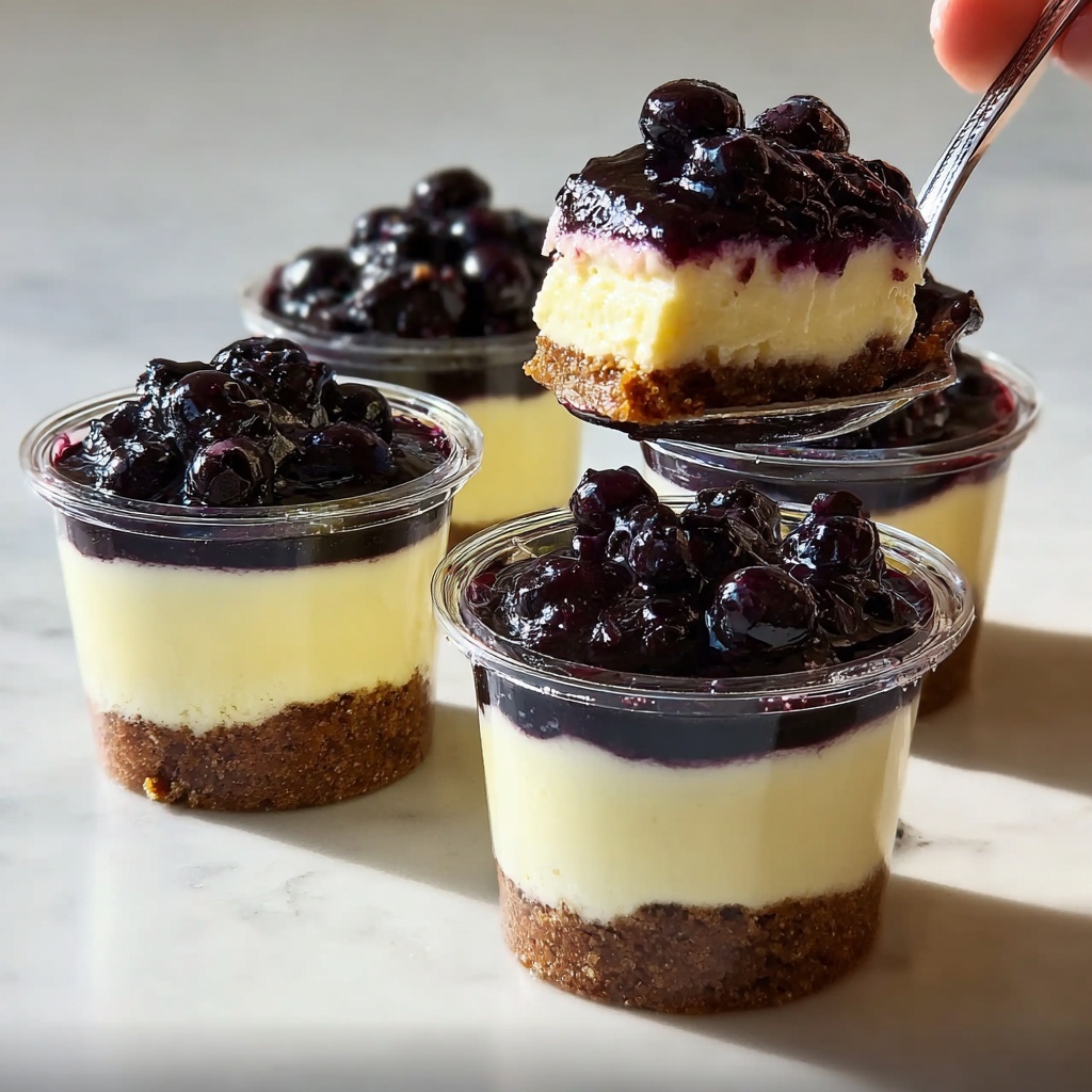 Juicy Mini Lemon Blueberry Cheesecakes to Indulge Your Senses Recipe