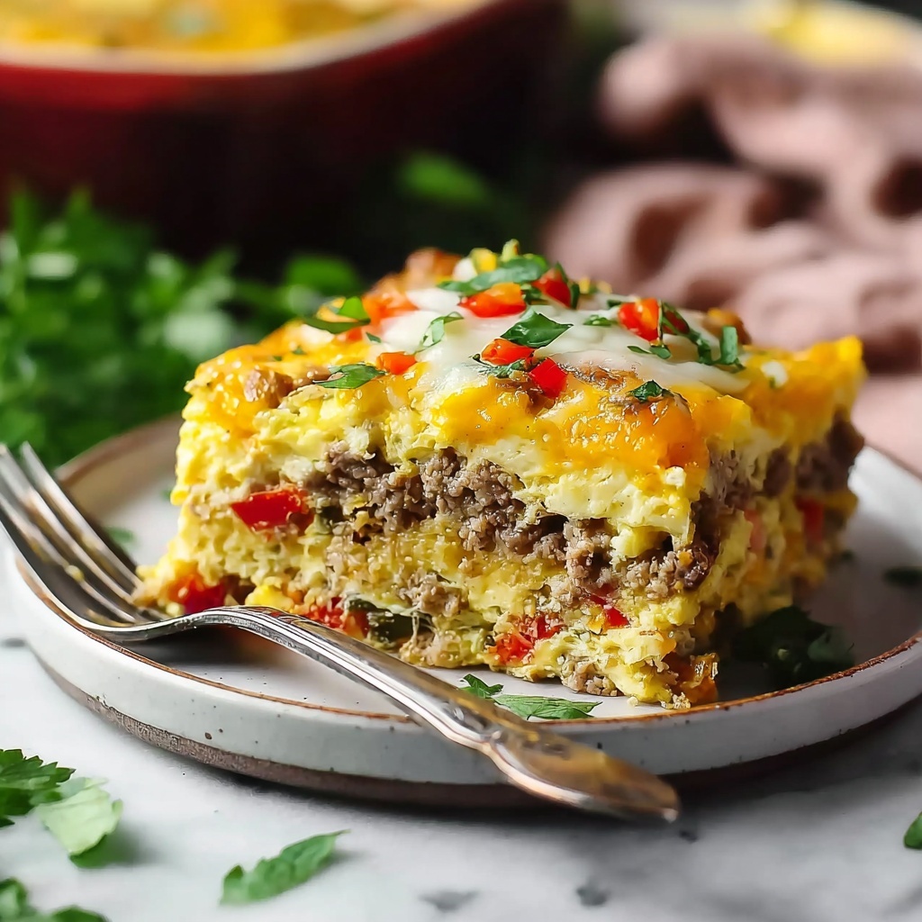 Overnight Slow Cooker Breakfast Casserole Recipe - Recipe Image