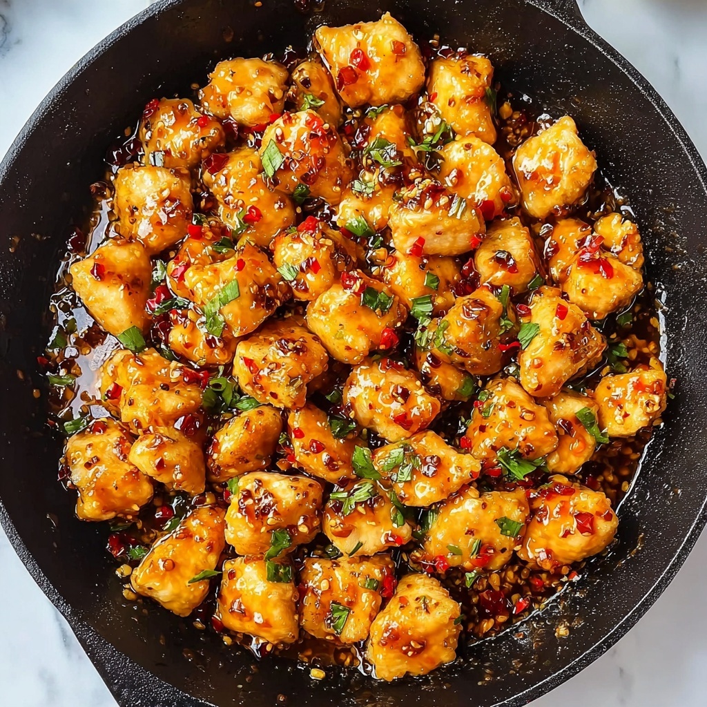Honey Garlic Chicken Bites Recipe