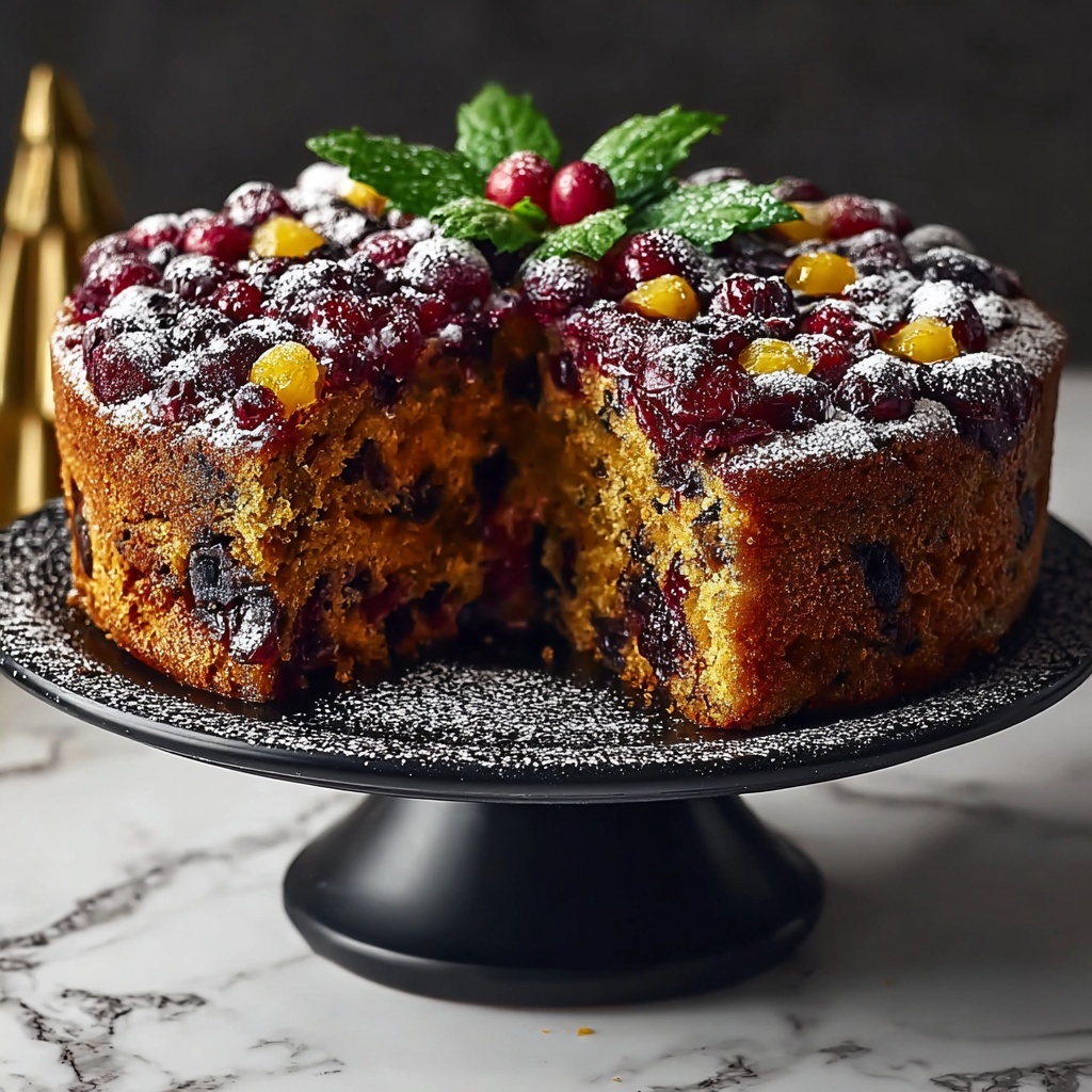Old-Fashioned German Fruit Cake: Sweet Nostalgia in Every Bite Recipe - Recipe Image