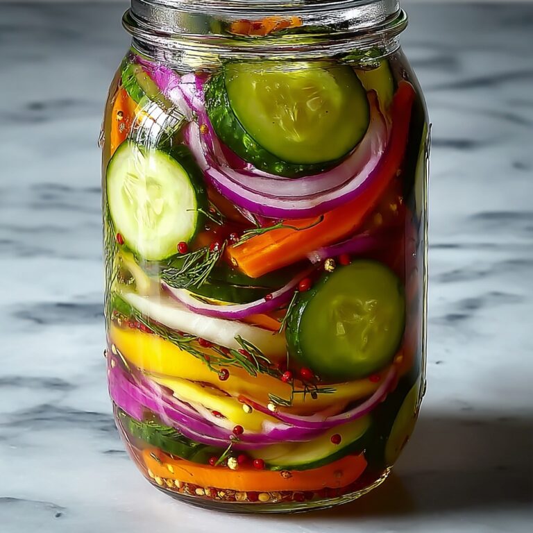 Refrigerator Pickled Vegetables: Quick, Crunchy & Flavorful Recipe