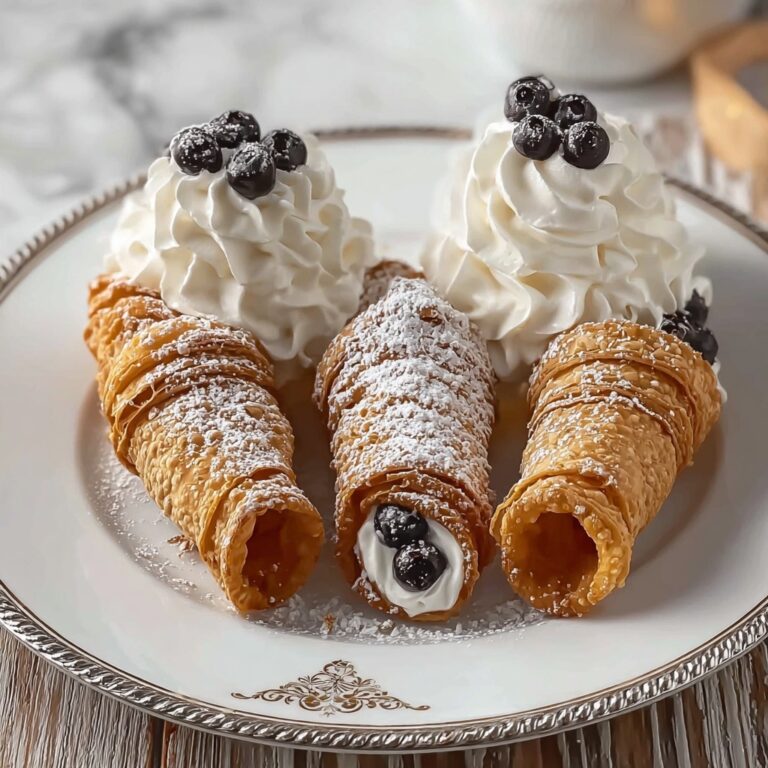 Decadent Cream Horns with Vanilla and Chocolate Fillings Recipe