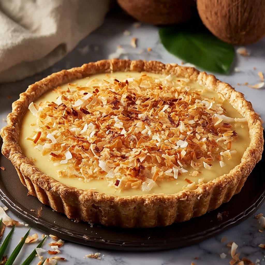 Classic Coconut Pie Recipe - Recipe Image