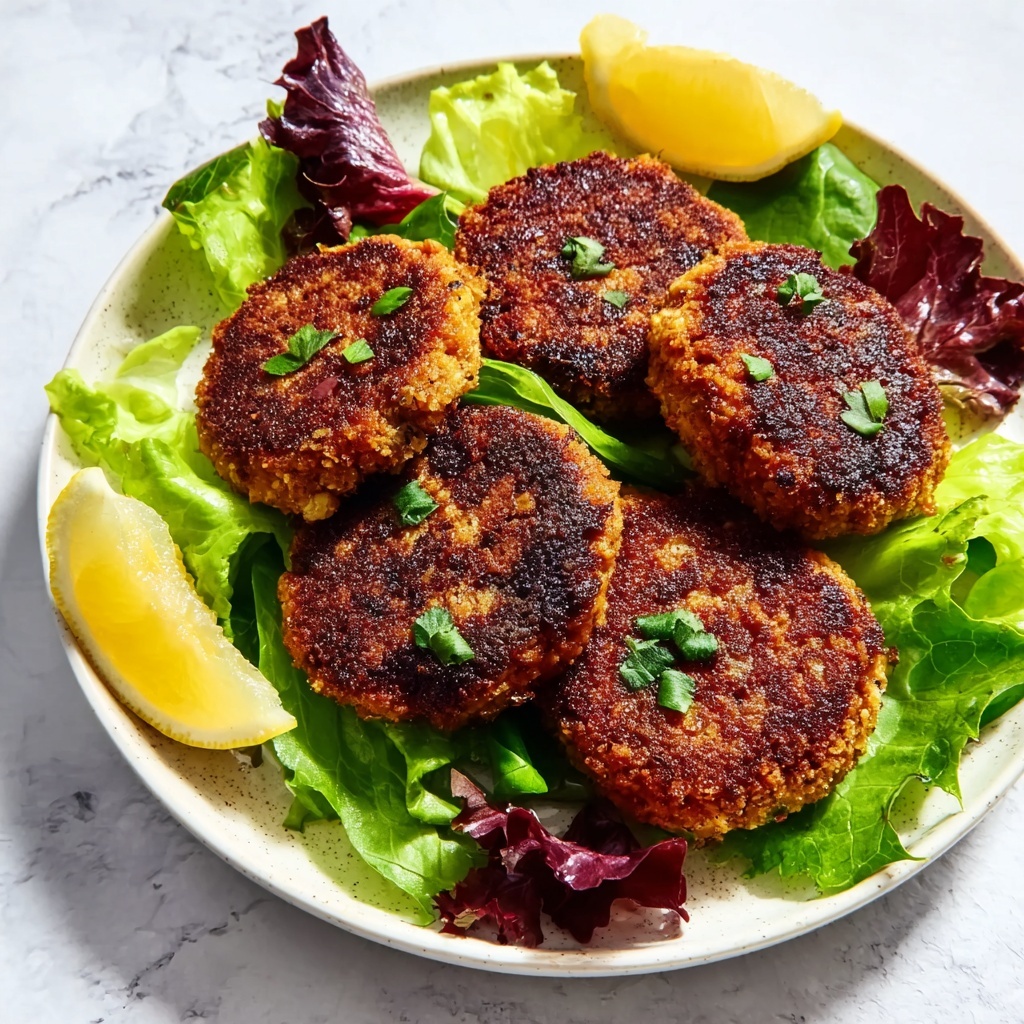 Garlic & Lemon Tuna Cakes with Mixed Leaf Salad Recipe - Recipe Image