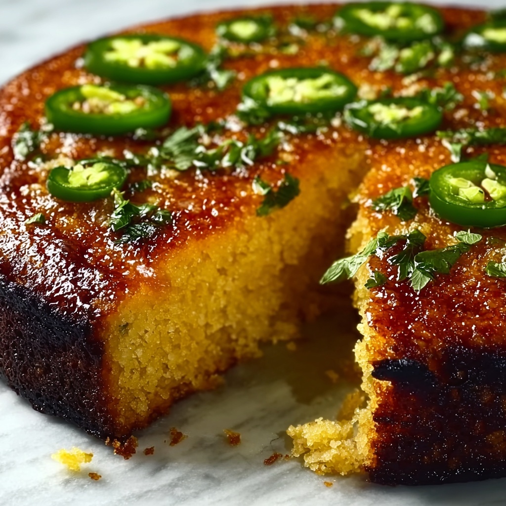 Spicy Sweet Jalapeño Cornbread with a Zesty Lime Twist Recipe - Recipe Image