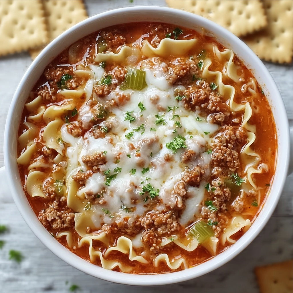 Crock Pot Lasagna Soup Recipe - Recipe Image