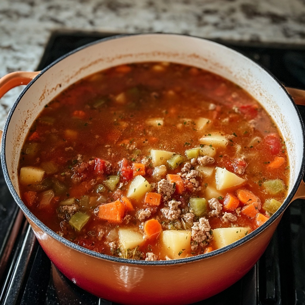 Vegetable Beef Soup Recipe - Recipe Image