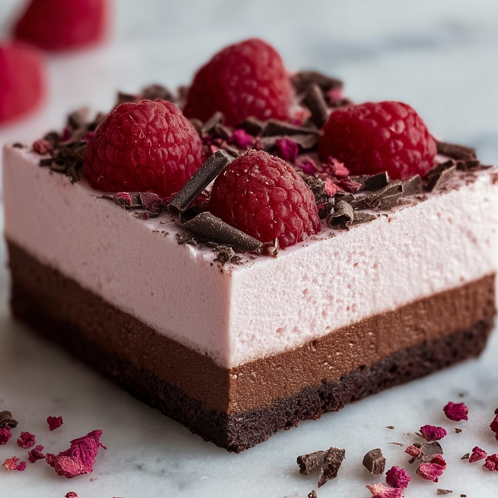 Chocolate Raspberry Mousse Cake Recipe - Recipe Image